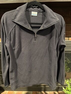 Columbia Women’s Black Quarter -Zip micro-Fleece Pullover